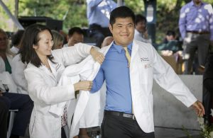 School of Pharmacy White Coat ceremony at USC in Los Angeles, CA. August 20, 2015. Photo by David Sprague